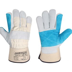 Natural Leather Rigger Glove, Double Palm