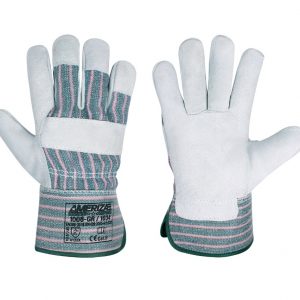 Candy Stripped Leather Rigger Glove, Single Palm