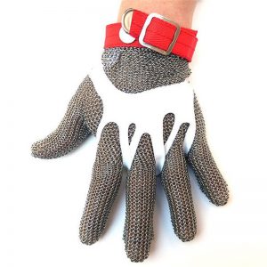 5 Fingers Metal Mesh Glove