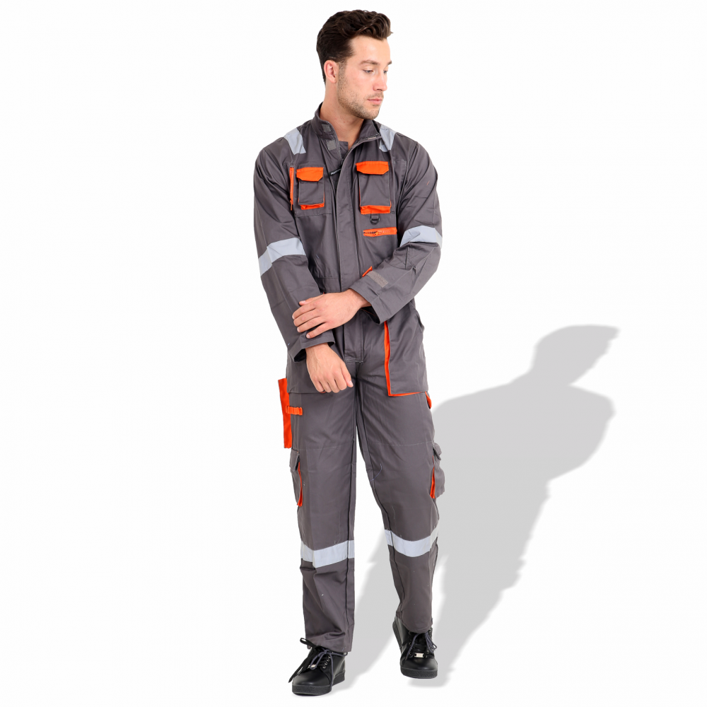 gray coverall