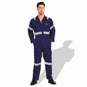 R991 Twill Cotton Coverall / Overall with Reflective Tape